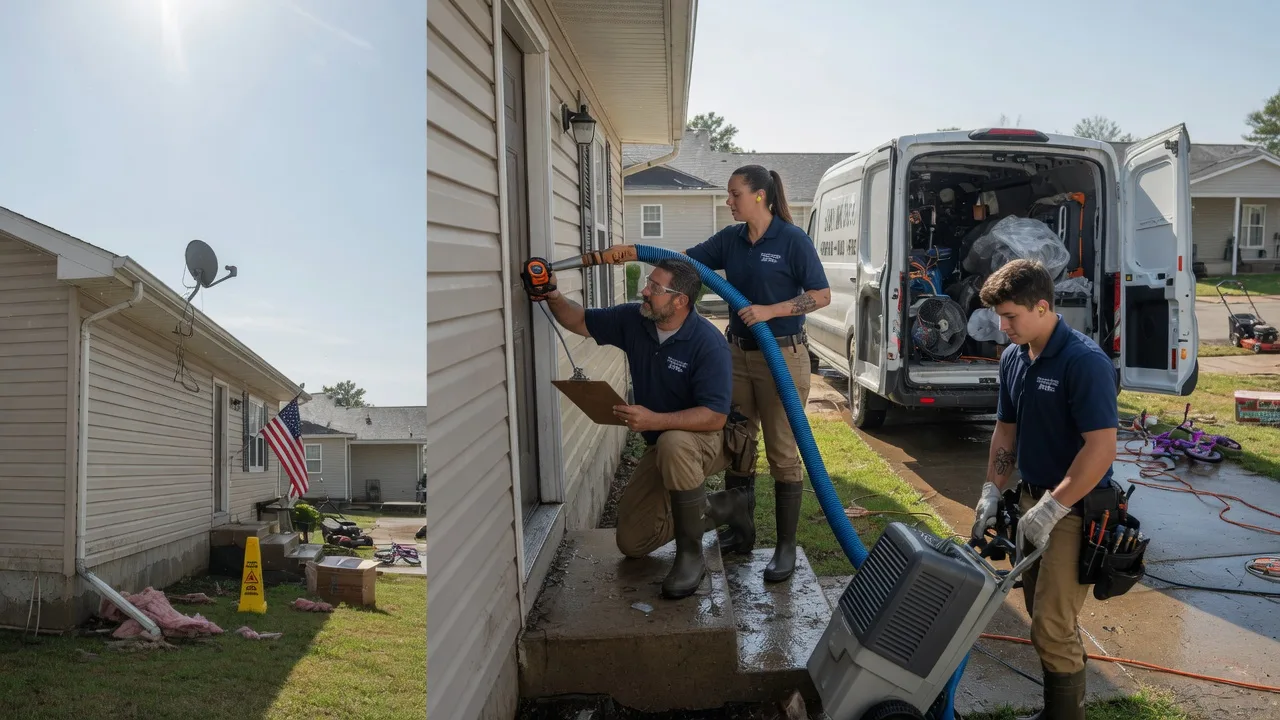 Ceiling Water Damage Restoration in Peshtigo, WI near me